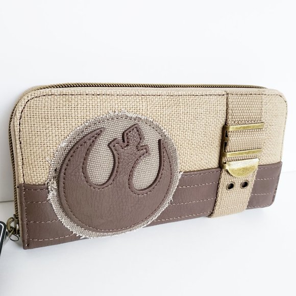 Loungefly SW The Force Awakens Rebel Canvas Wallet - Picture 2 of 8
